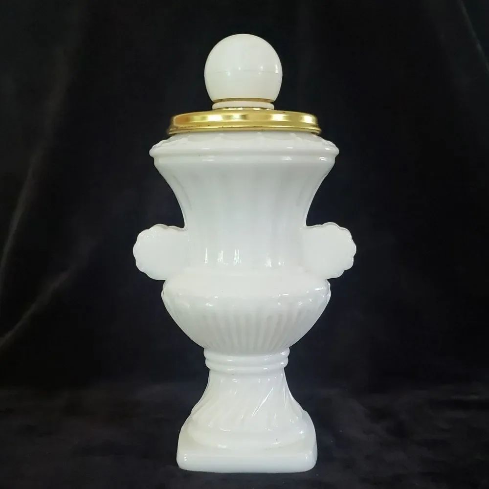 Vintage Avon Milk Glass Decanter